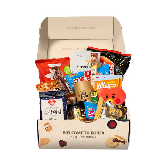 Vegetarian Korean snack box